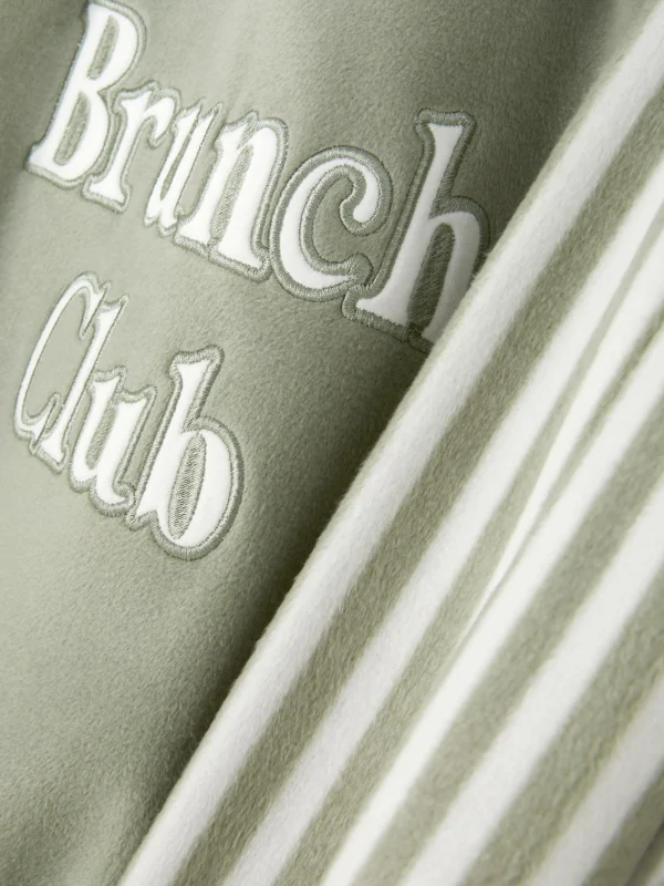 Pyjama à Manches Longues Et à Message