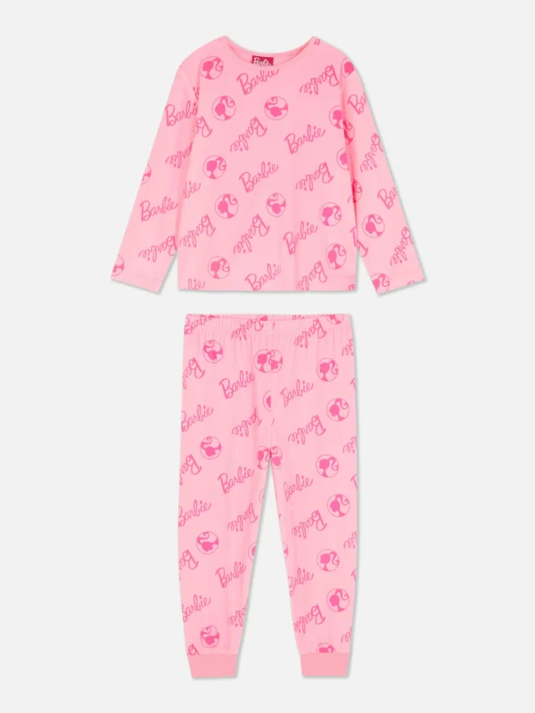 Pyjama Barbie En Tissu Minky