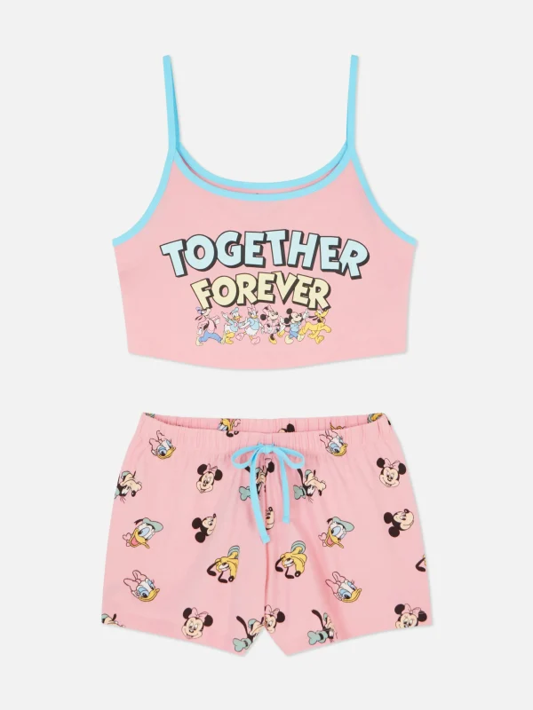 Pyjama Caraco Court Disney Mickey Mouse Et Ses Amis