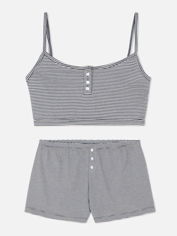 Pyjama Caraco Court Et Short