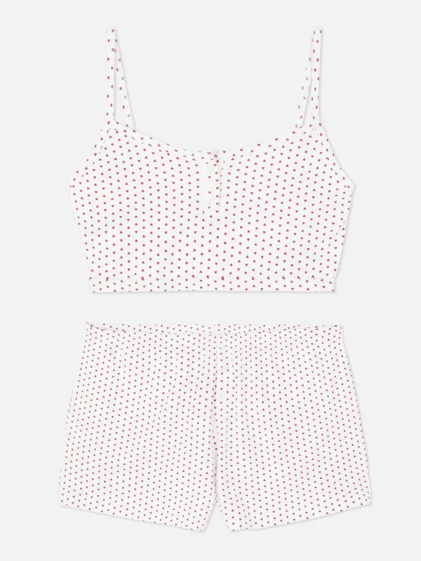 Pyjama Caraco Court Et Short