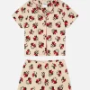 Pyjama Chemise à Manches Courtes Disney Minnie Mouse
