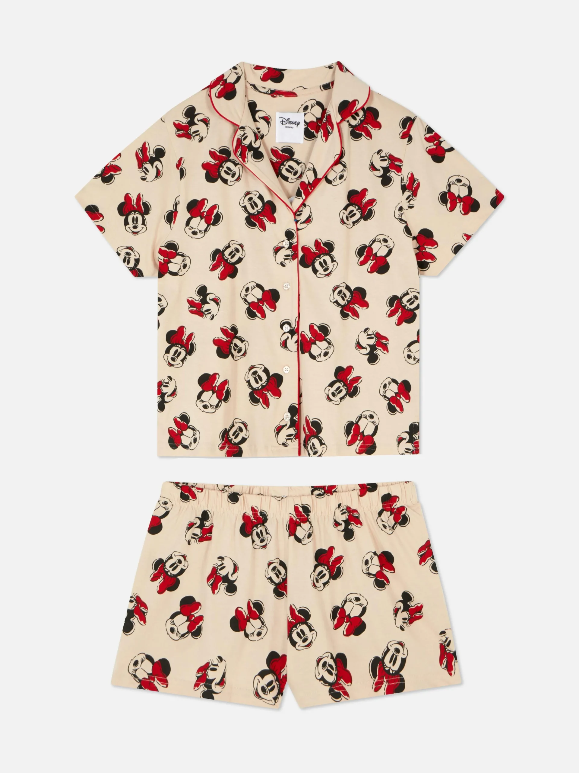 pyjama_chemise__manches_c_0.webp Pyjama Chemise à Manches Courtes Disney Minnie Mouse