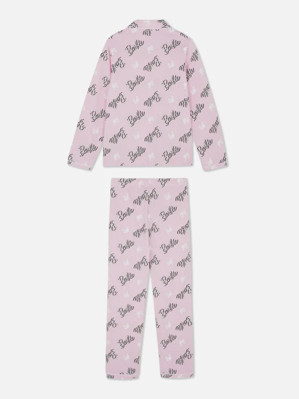 Pyjama Chemise à Manches Longues Barbie