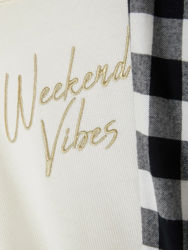 Pyjama En Flanelle Brodé