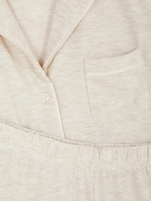 Pyjama En Jersey à Manches Courtes