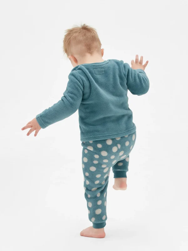 Pyjama En Molleton à Motif Ours