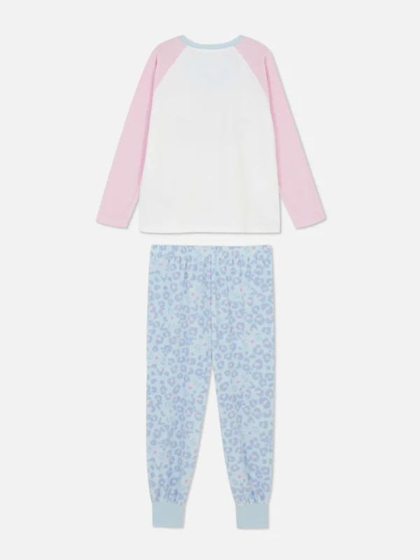 Pyjama En Molleton à Motif Chat