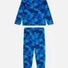 Pyjama En Velours à Motif Camouflage