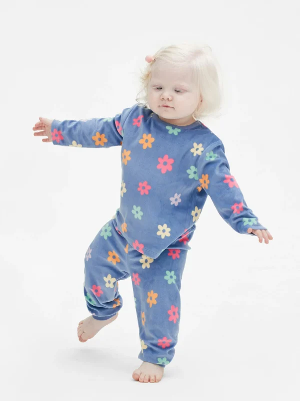 Pyjama En Velours Graphique