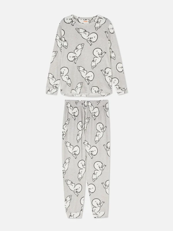 Pyjama Long En Velours Casper