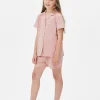 Pyjama Short à Boutons