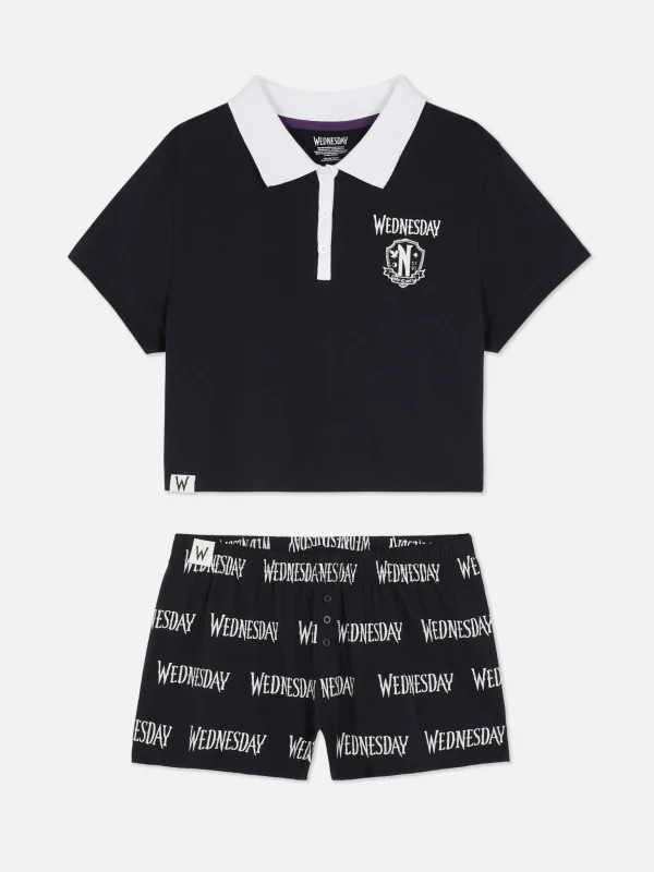 Pyjama Short Mercredi Addams
