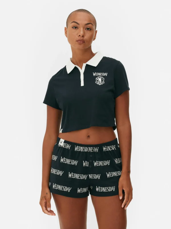 Pyjama Short Mercredi Addams