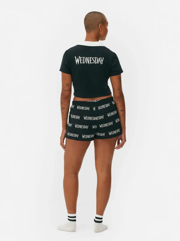 Pyjama Short Mercredi Addams