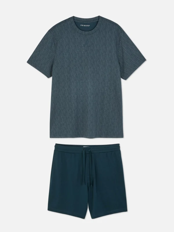 Pyjama Short Texturé