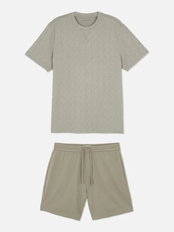 Pyjama Short Texturé