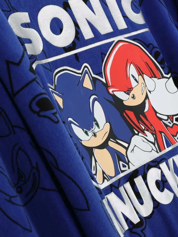 Pyjama T-shirt Et Bas Sonic Le Hérisson