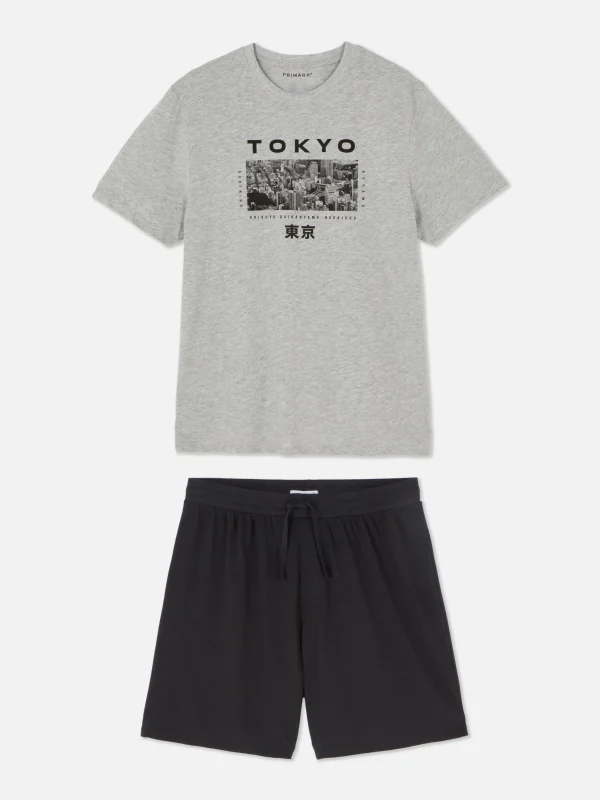 Pyjama T-shirt Et Short Tokyo