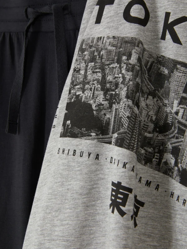 Pyjama T-shirt Et Short Tokyo