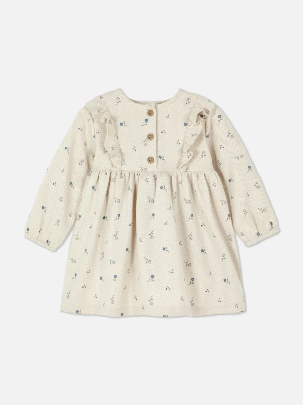 Robe à Petites Fleurs Et Volants