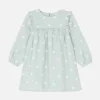 Robe à Smocks Et à Manches Longues