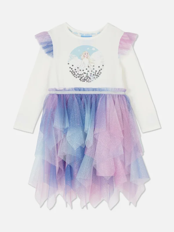 Robe Avec Jupe En Tulle Disney La Reine Des Neiges