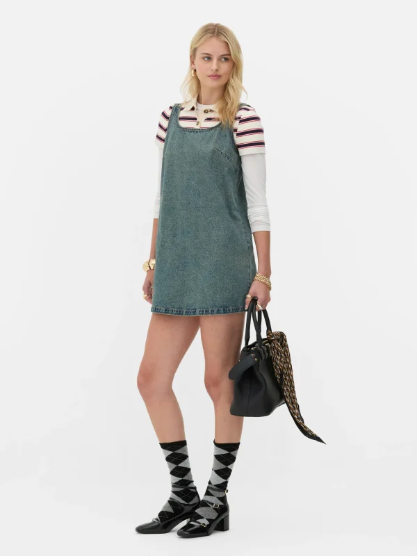 Robe Droite En Denim Rita Ora