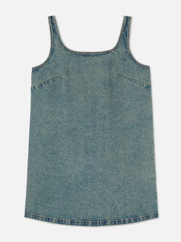 Robe Droite En Denim Rita Ora