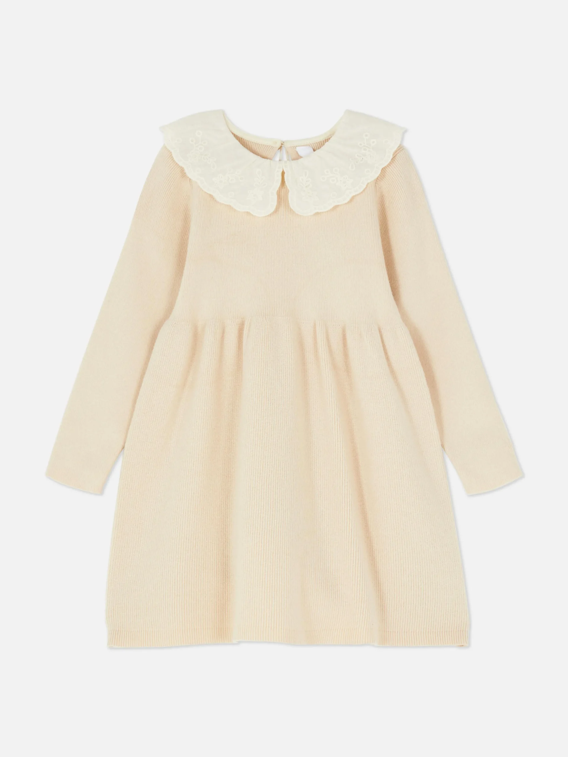 robe_en_maille__col_brod_2.webp Robe En Maille à Col Brodé