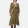 Robe Mi-longue Boho à Col En V