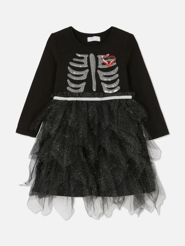 Robe Tutu Squelette Halloween