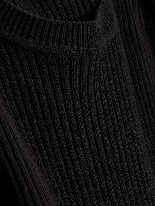 Robe-pull à Col Ras-du-cou Et Manches Longues