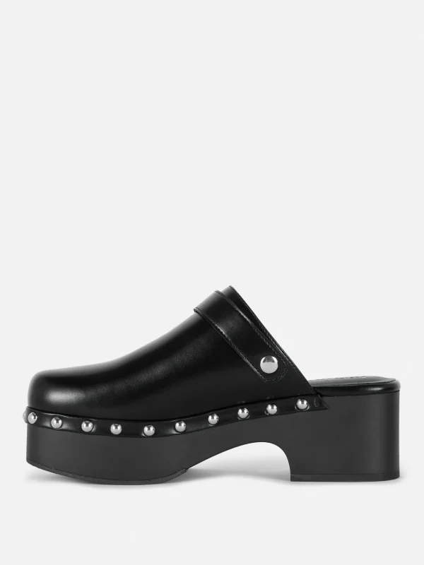 Sabots Cloutés à Talon épais Rita Ora