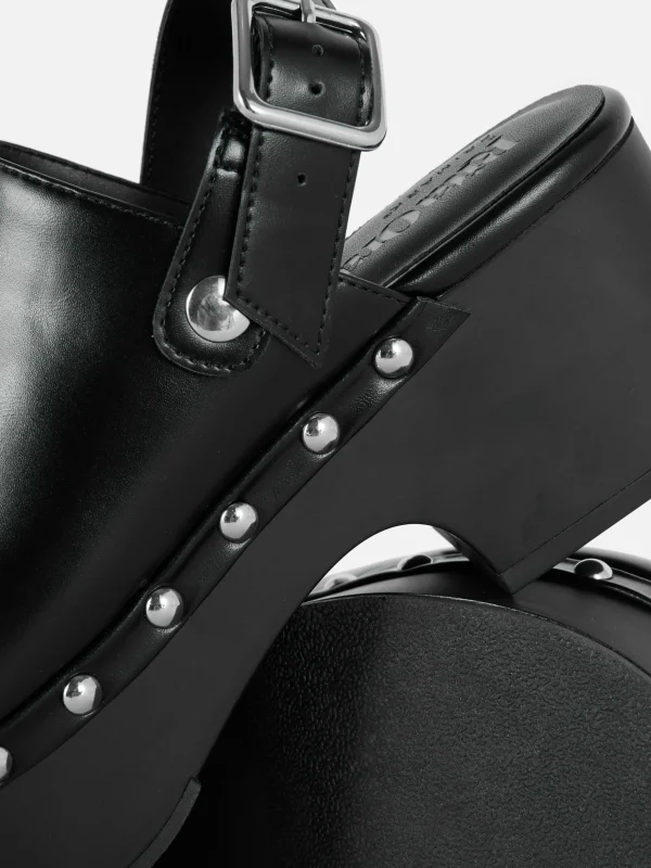 Sabots Cloutés à Talon épais Rita Ora