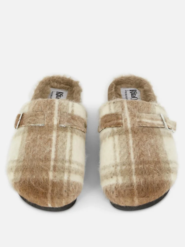 Sabots Mules Doublés De Fausse Fourrure Rita Ora