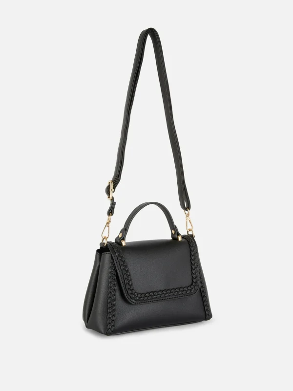 Sac à Bandoulière à Détails Tressés