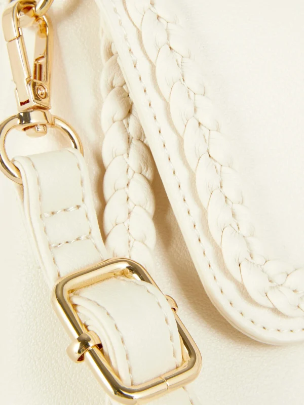 Sac à Bandoulière à Détails Tressés