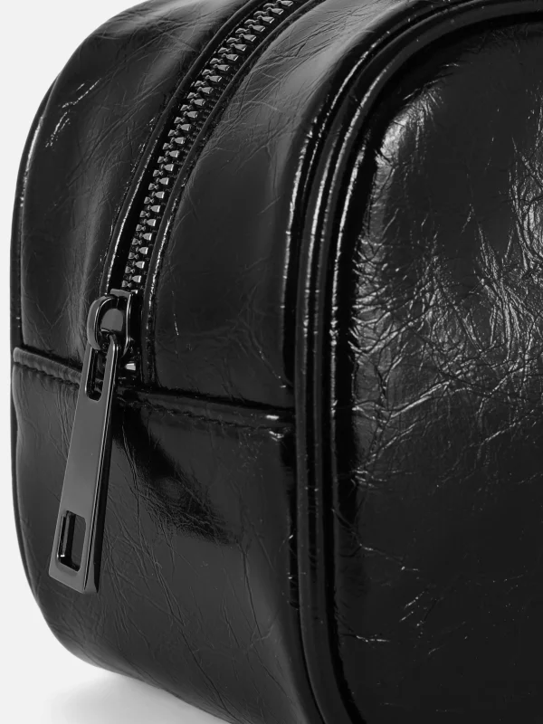 Sac à Bandoulière En Tissu Froncé Texturé