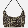 Sac à Bandoulière Oversize à Imprimé Léopard