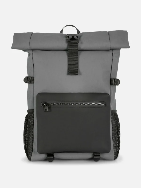 Sac à Dos Caoutchouté Rabattable Sur Le Dessus