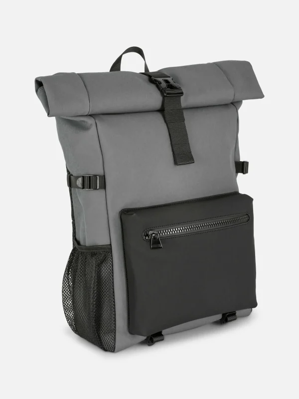 Sac à Dos Caoutchouté Rabattable Sur Le Dessus