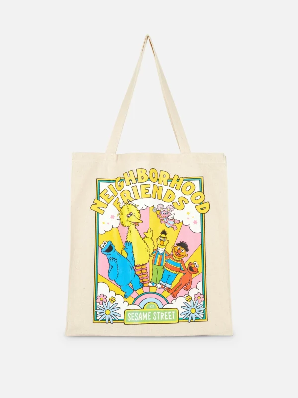 Sac Fourre-tout En Toile Sesame Street
