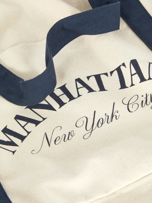 Sac Fourre-tout Oversize En Toile Manhattan