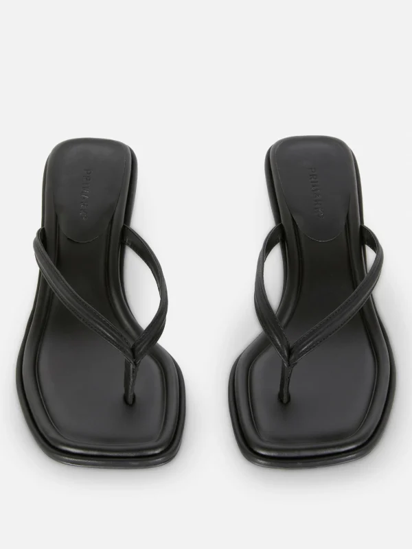 Sandales à Talon Bas Avec Entre-doigt