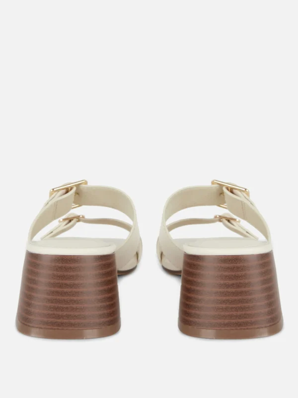 Sandales à Talon Bloc Avec Boucles