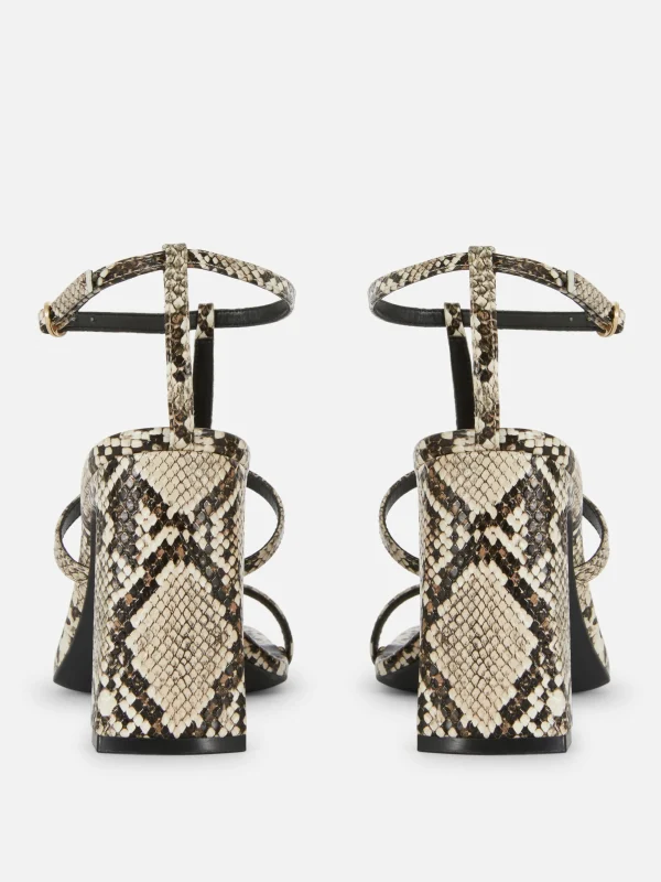 Sandales à Talon Carré Et Bride En T Rita Ora