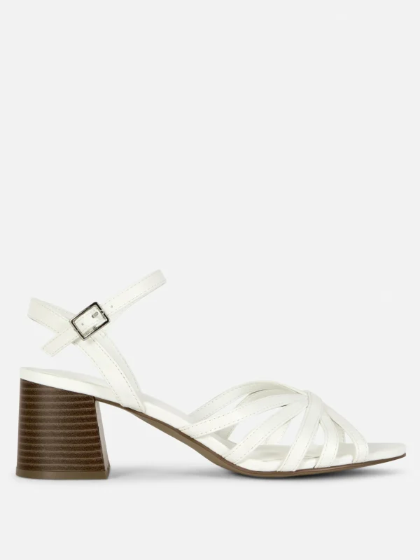 Sandales à Talons Et Brides Croisées