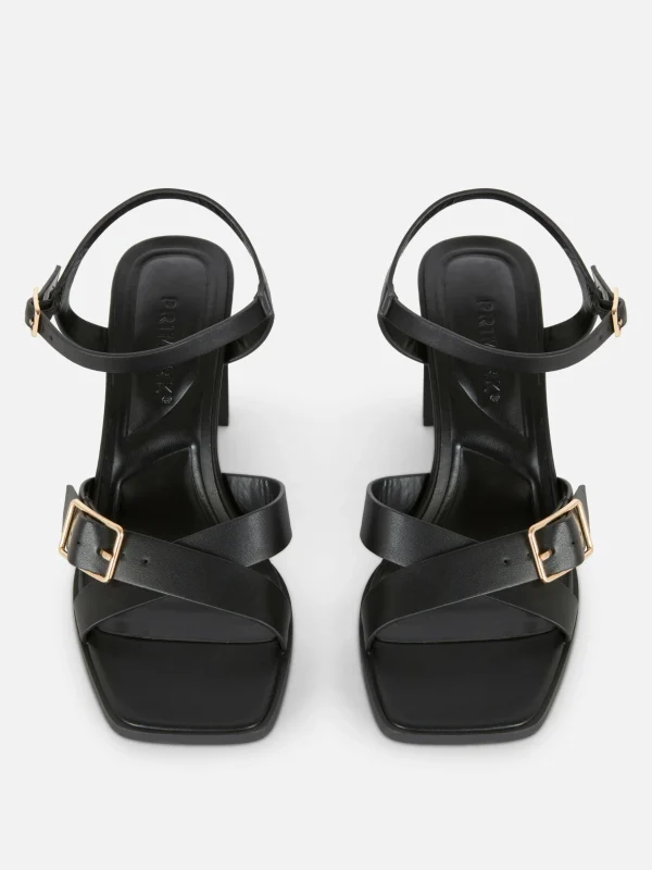 Sandales à Talons Et Brides Croisées