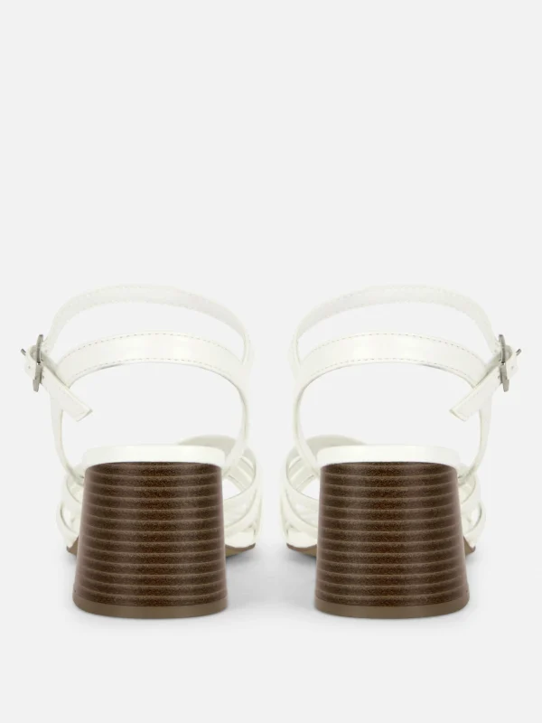 Sandales à Talons Et Brides Croisées